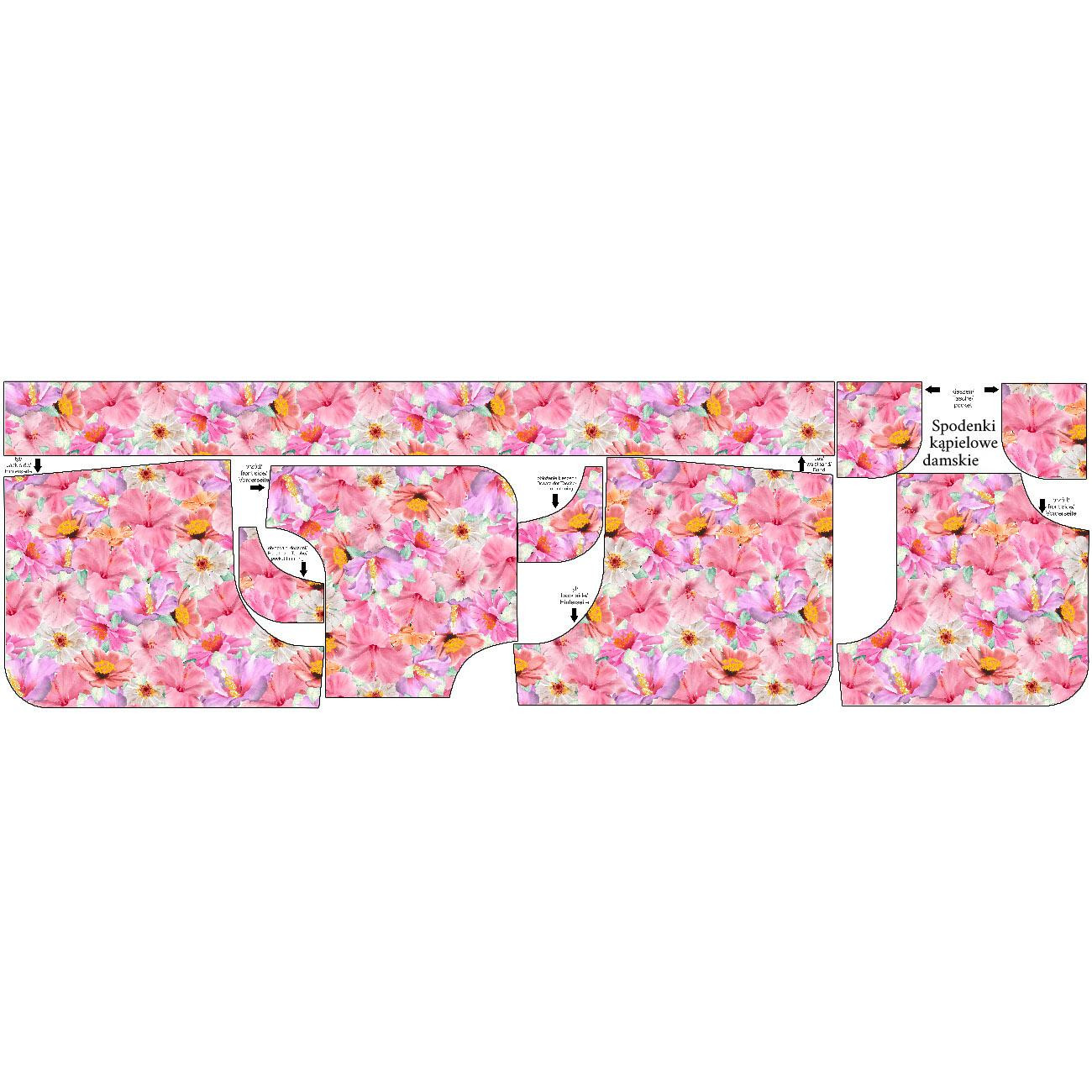 Damen Badeshorts - STOCKROSEN - Nähset