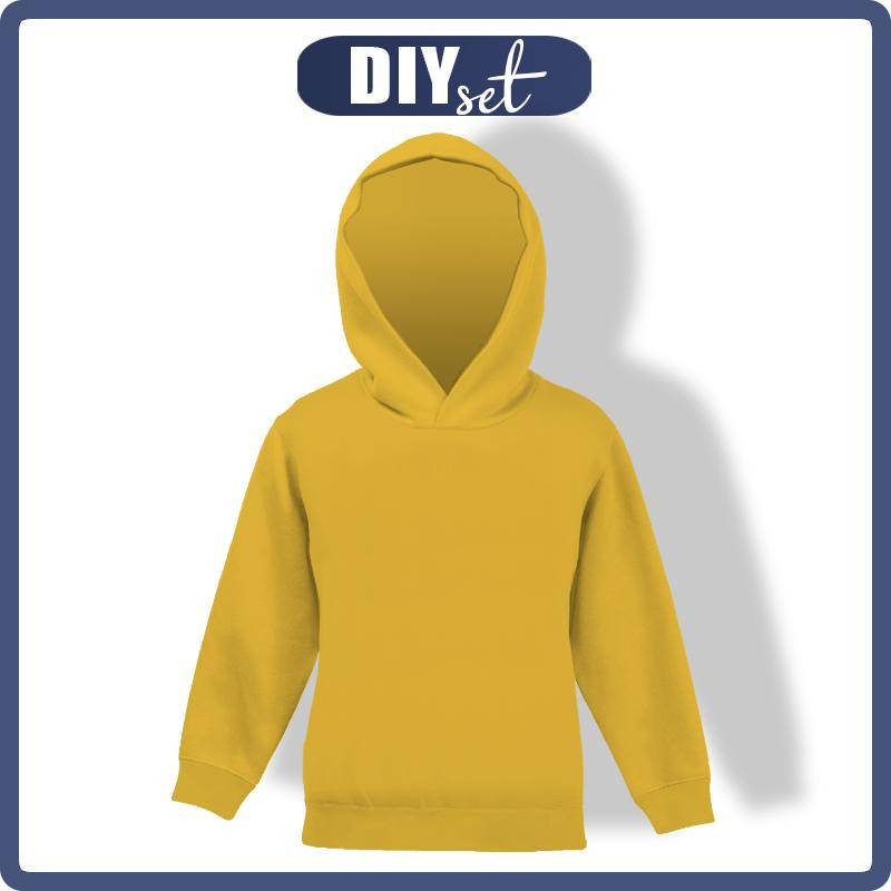 KINDER HOODIE (ALEX) - B-14 - SPICY MUSTARD - Nähset