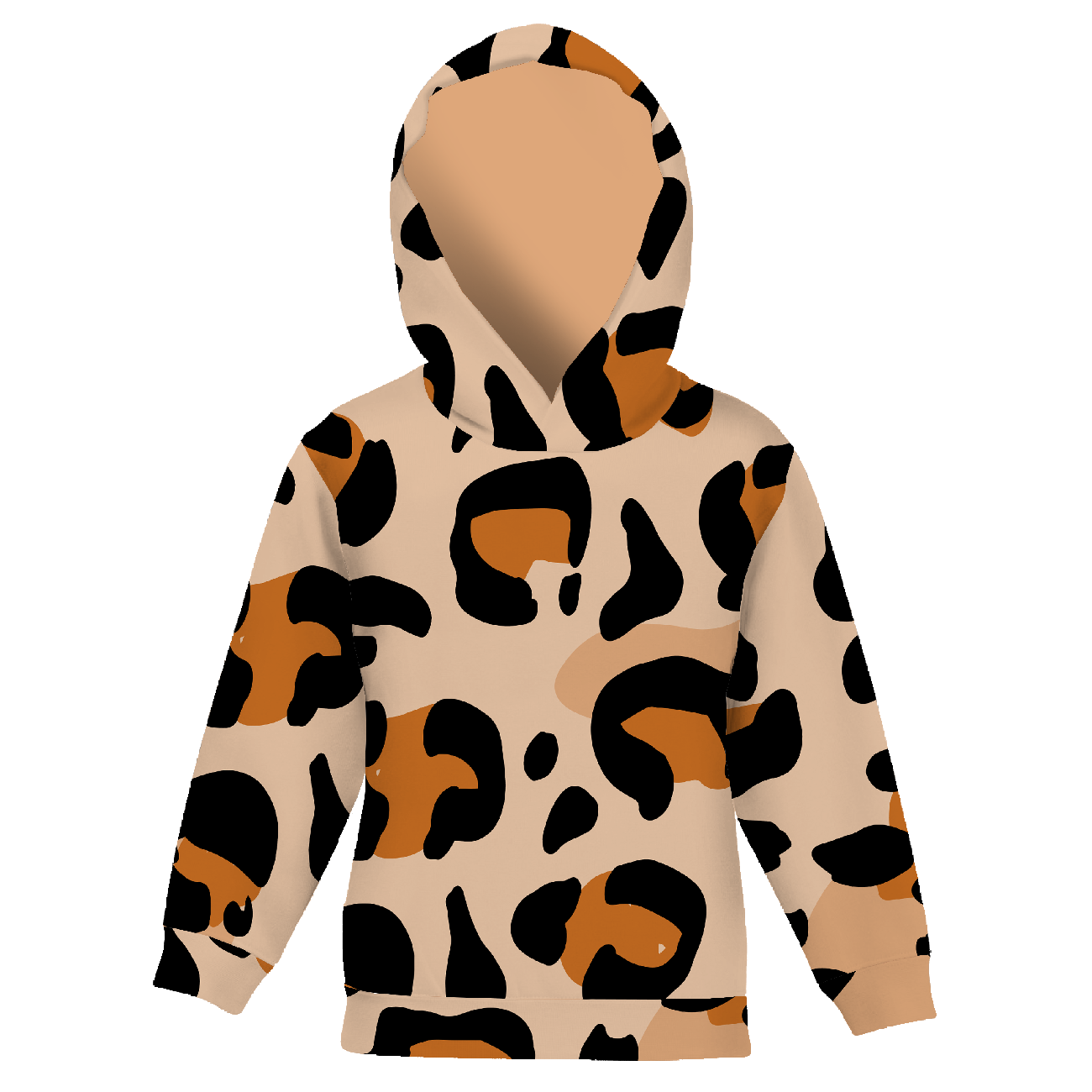 KINDER HOODIE (ALEX) - LEOPARD / SPRENKEL - Nähset
