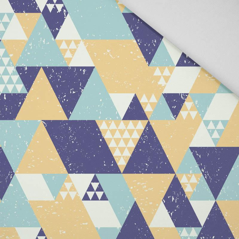 DREIECKEN / gold - HOME DECOR PREMIUM Webware