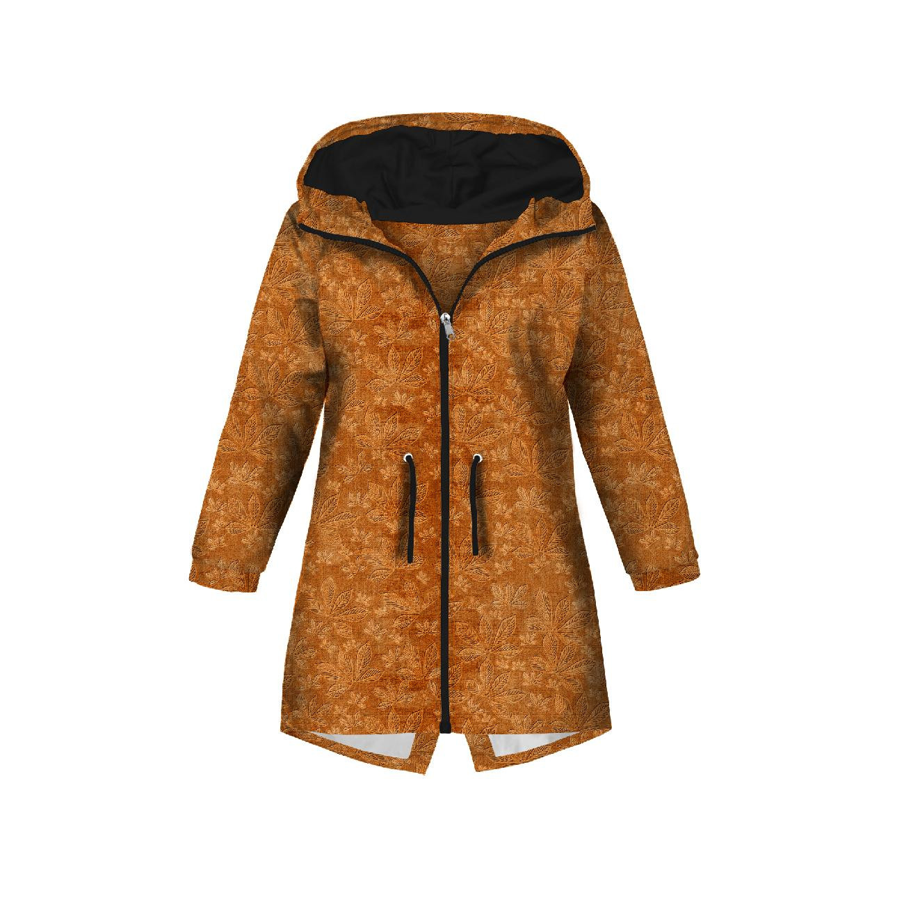 KINDERPARKA (ARIEL) - KASTANIENBLÄTTER Ms. 2 / orange (HERBSTFARBEN) - Nähset