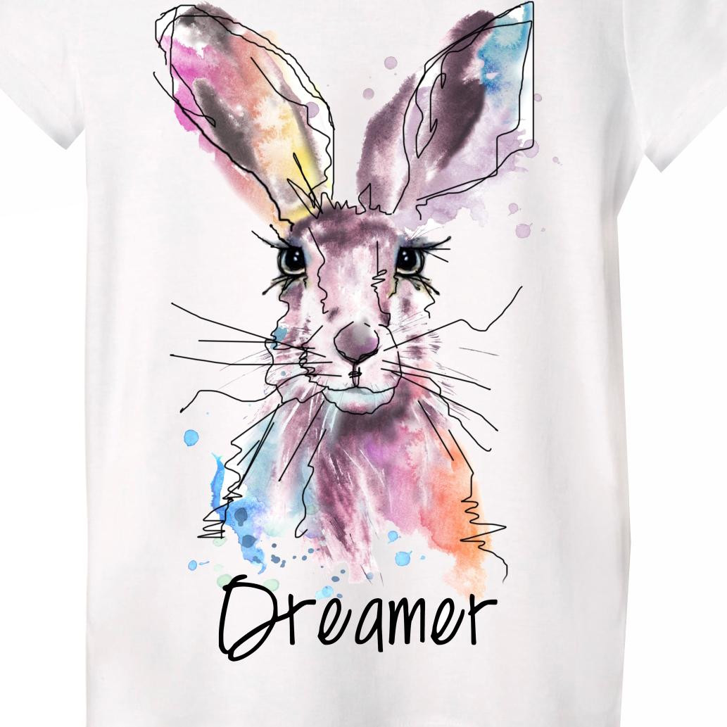 PYJAMAS-T-SHIRT "LINDA" - HASE / DREAMER - Nähset