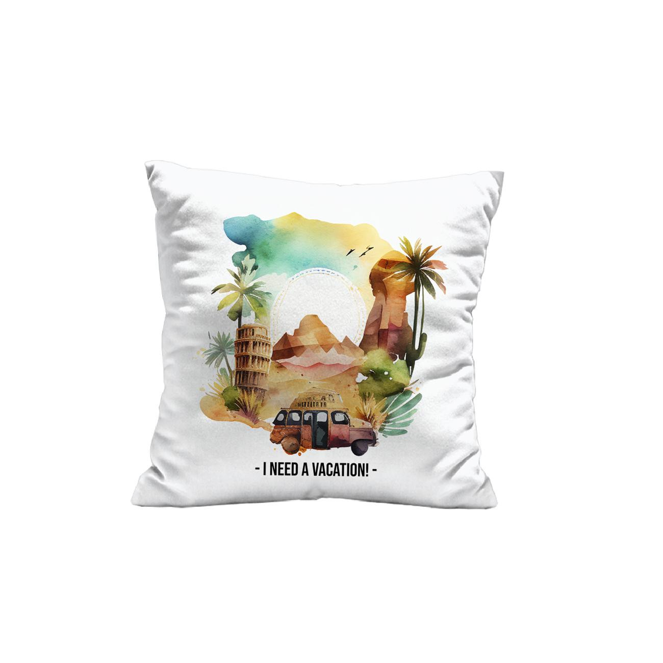 KISSEN 45x45 - I NEED A VACATION - Nähset