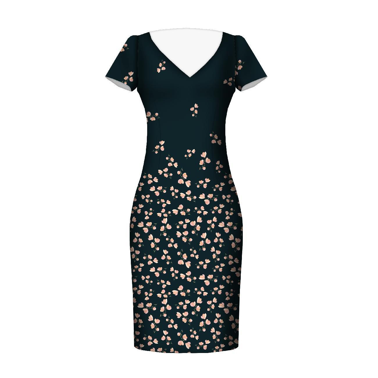 ROSA BLUMEN ms. 4 - Kleid-Panel