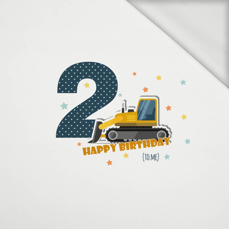 2. GEBURTSTAG / BULLDOZER - Paneel Sommersweat 