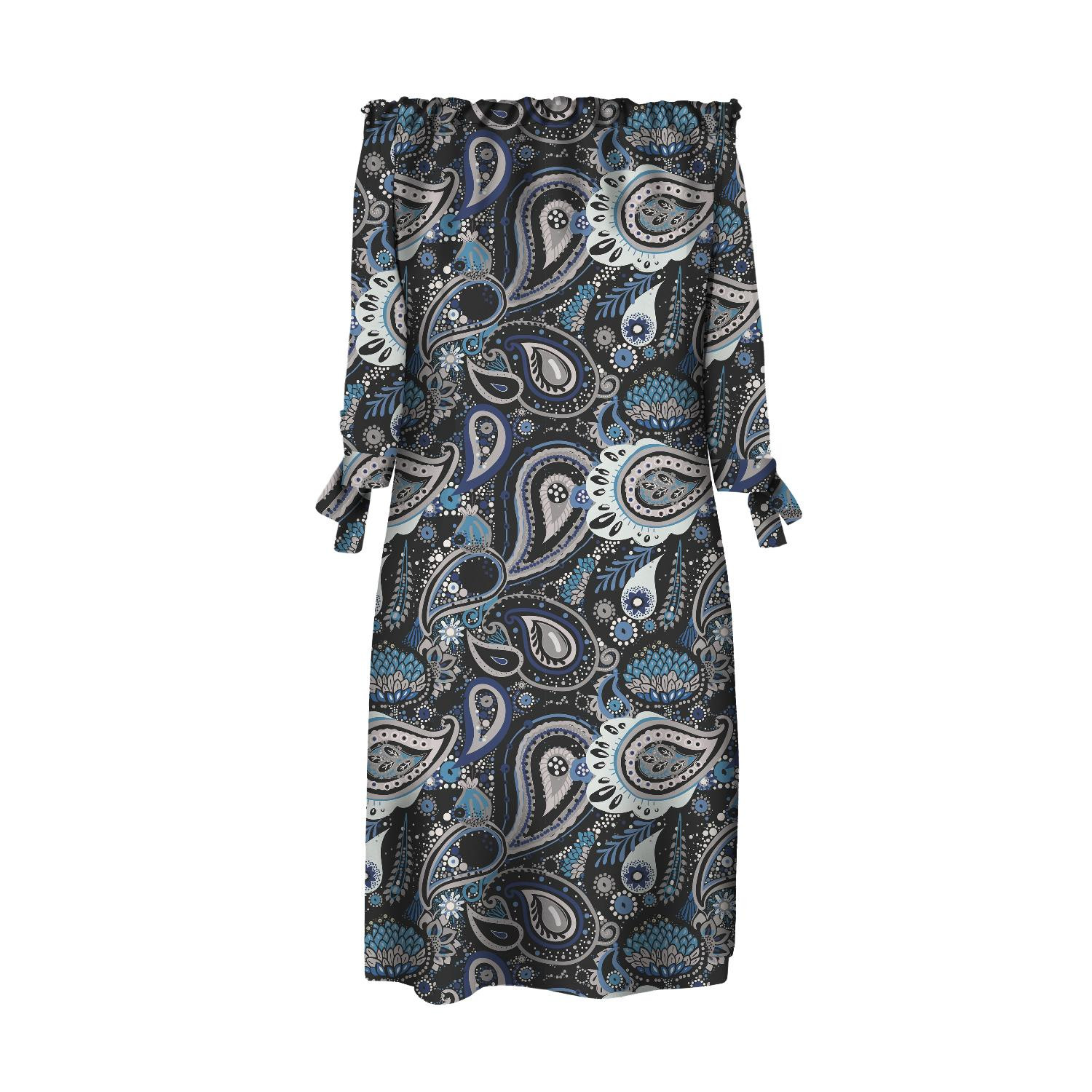 KLEID "CARMEN" - Paisley Mst. 6 - Krepp