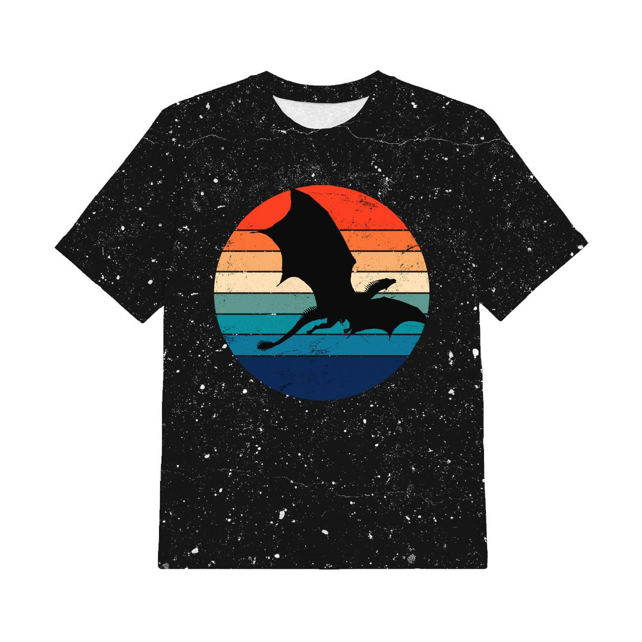 KINDER T-SHIRT  - DRAGON M. 2 / schwarz - Single Jersey ITY