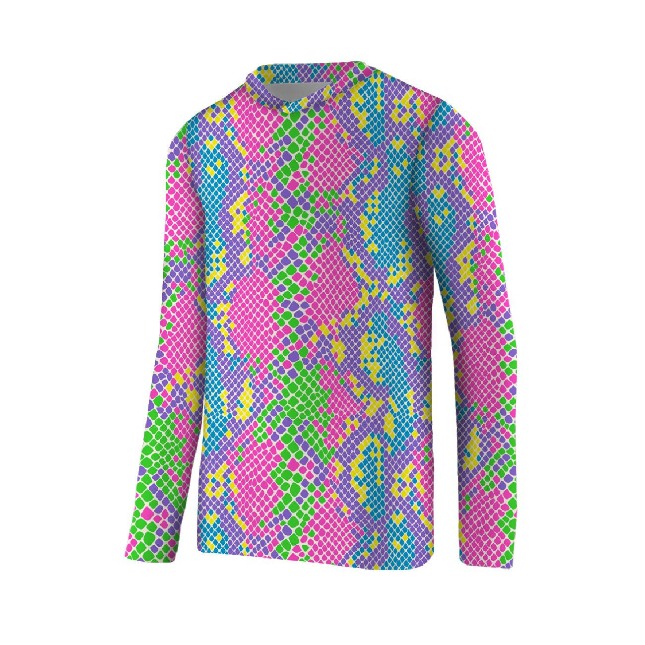 THERMO KINDER BLUSE (BILLIE) - NEON SCHLANGENHUT M.1 - Nähset