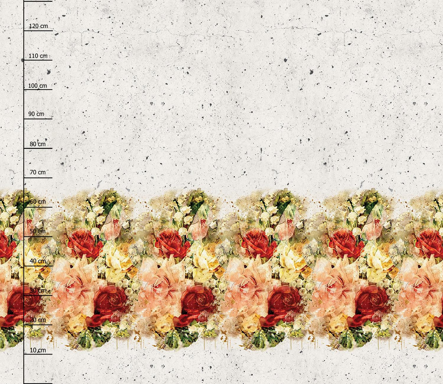 WATERCOLOR FLOWERS MS. 7 - Kleid-Panel