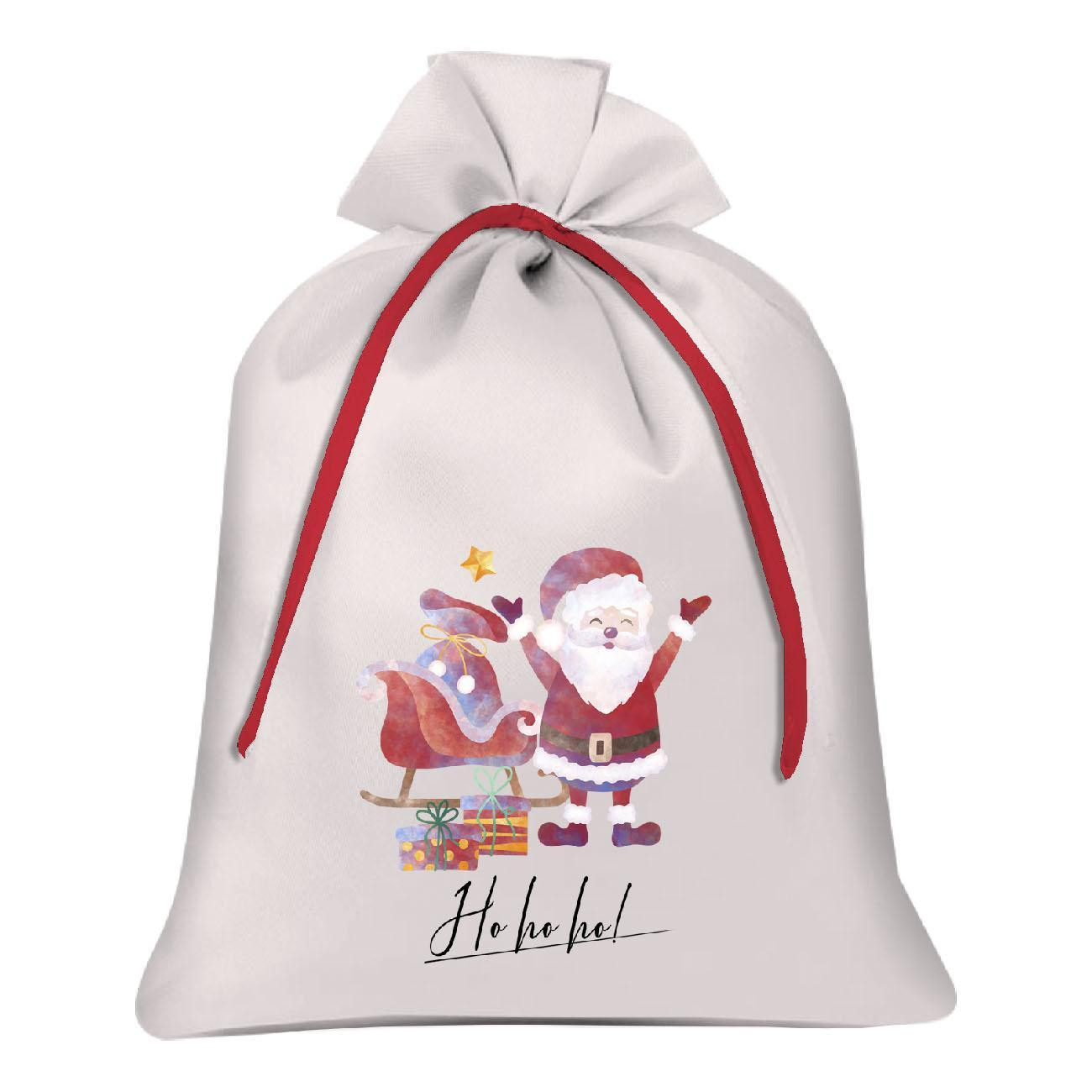 Geschenkbeutel - WEIHNACHTSMANN UND WEIHNACHTSELF (WEIHNACHTSFREUNDE) - Nähset 