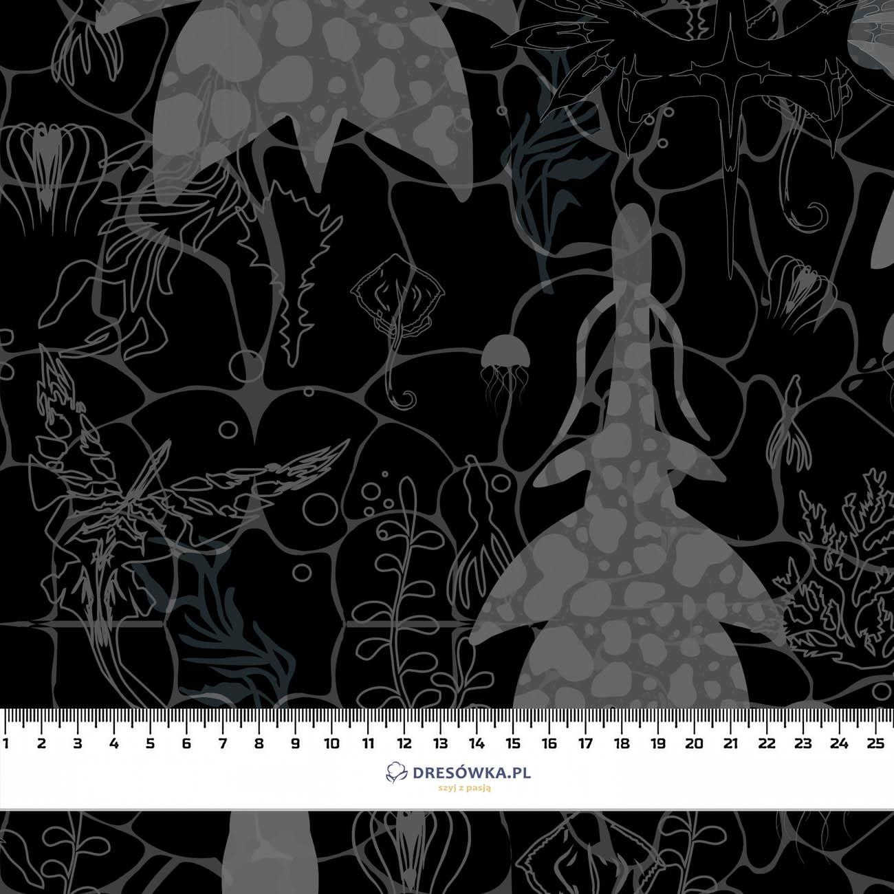 WASSERWELT / schwarz - Lycra 300g