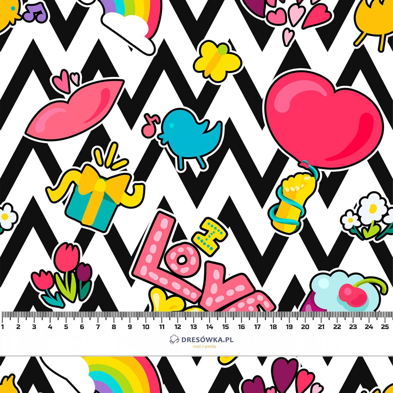 BUNTE STICKER MS. 3 - Lycra 300g