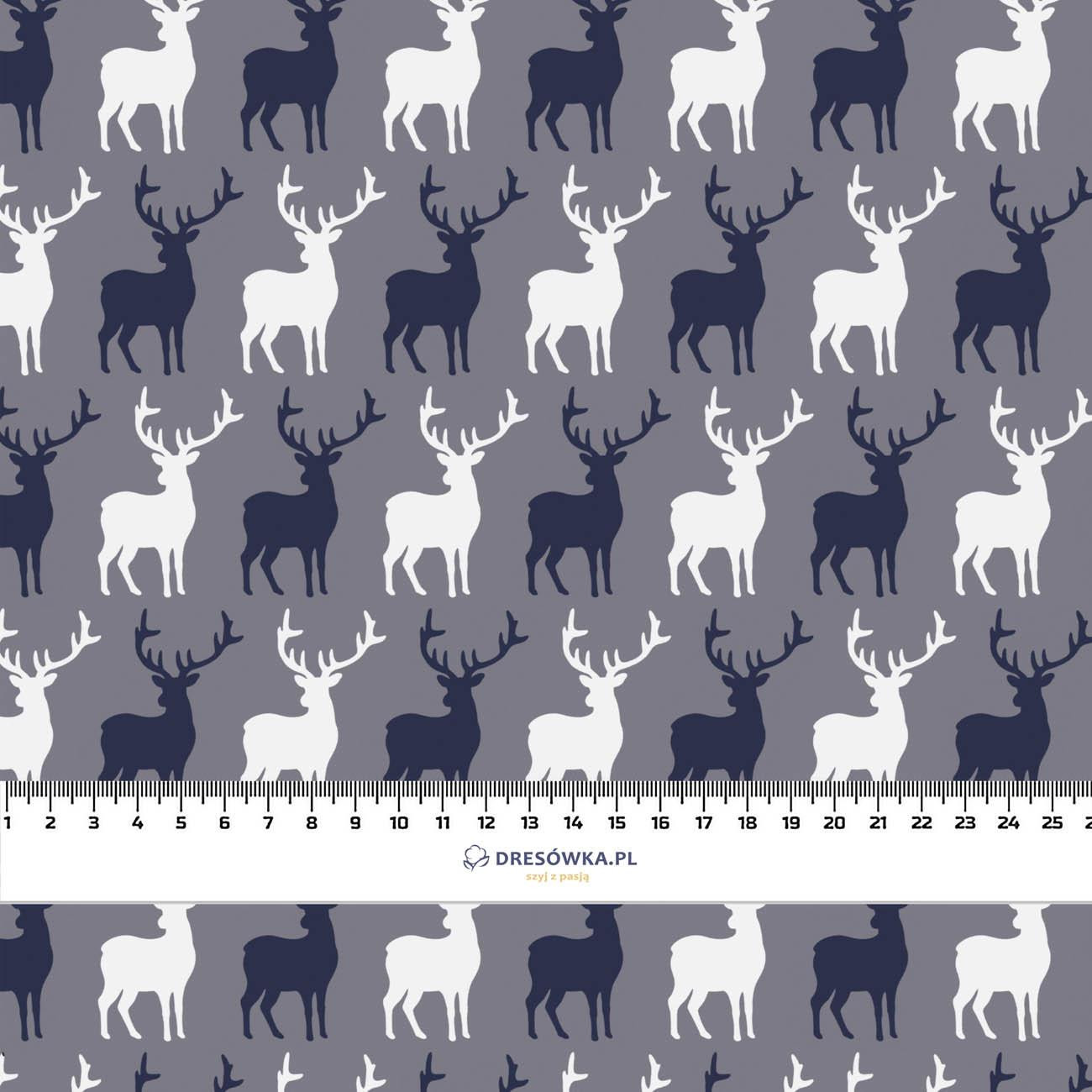 RENTIERE MST. 4 (WINTERZEIT) / grau - Baumwoll Webware