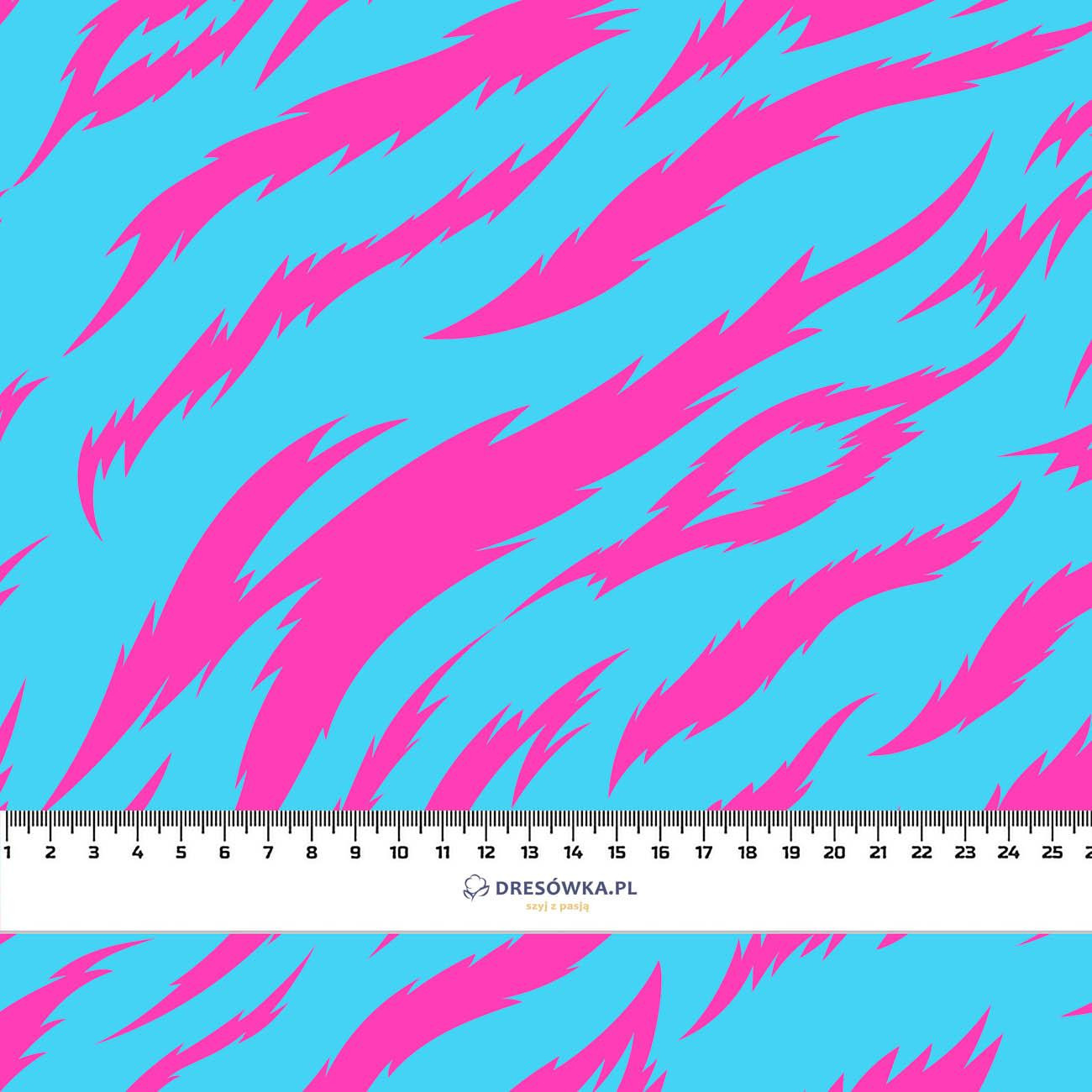 50cm NEON ZEBRA M. 4 - Baumwoll Webware