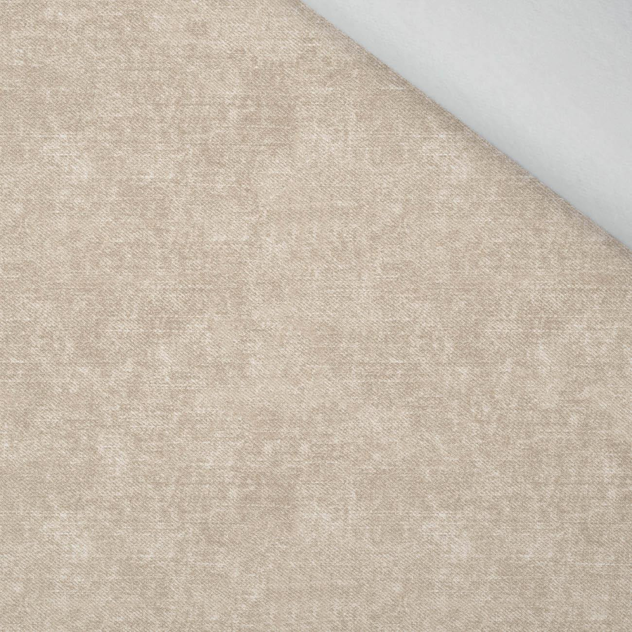 ACID WASH BEIGE - Wintersweat angeraut mit Elastan ITY