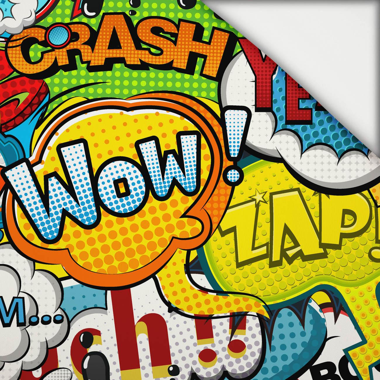 COMICS - leichte Maschenware angeraut