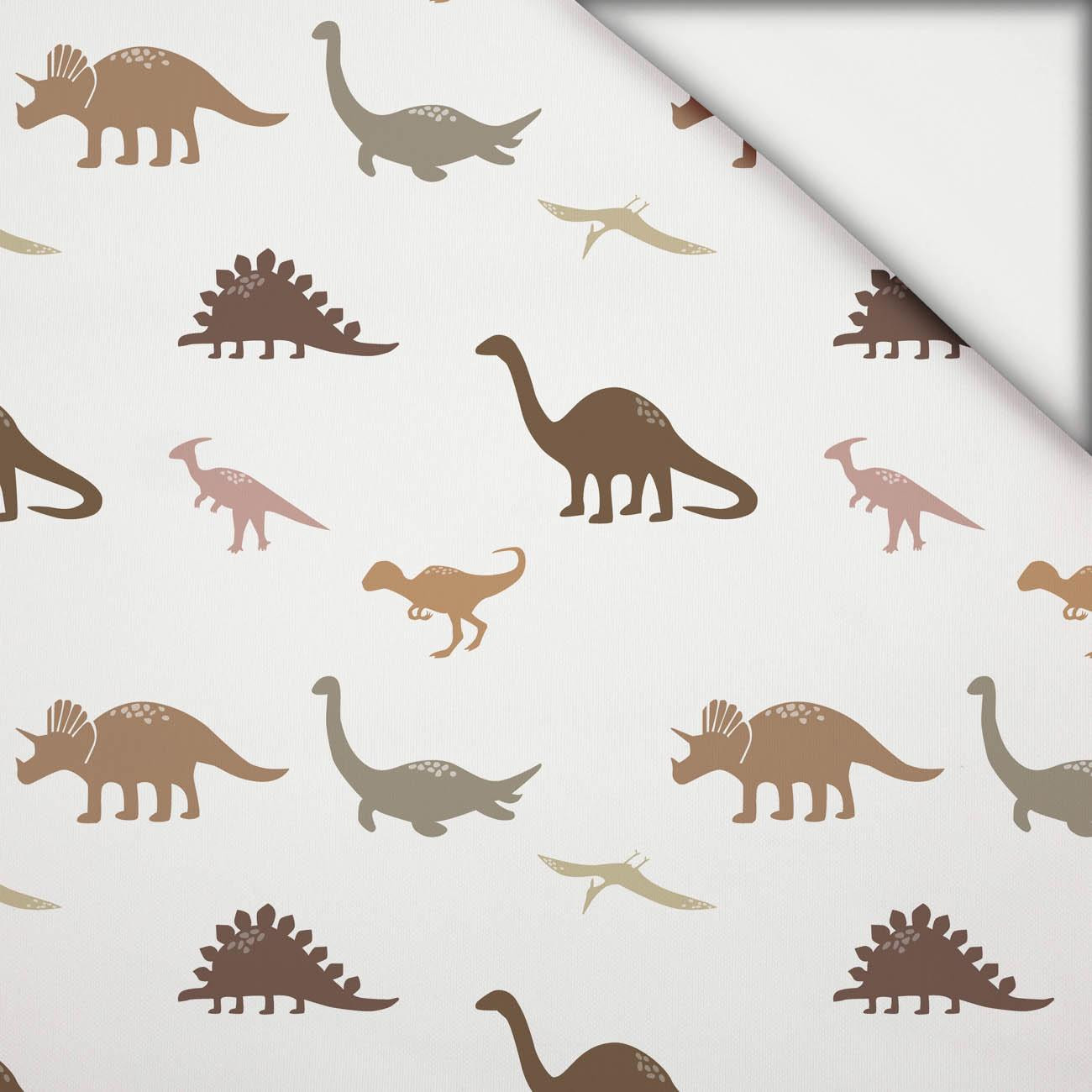 BRAUNE DINOSAURIER M. 2 - leichte Maschenware angeraut