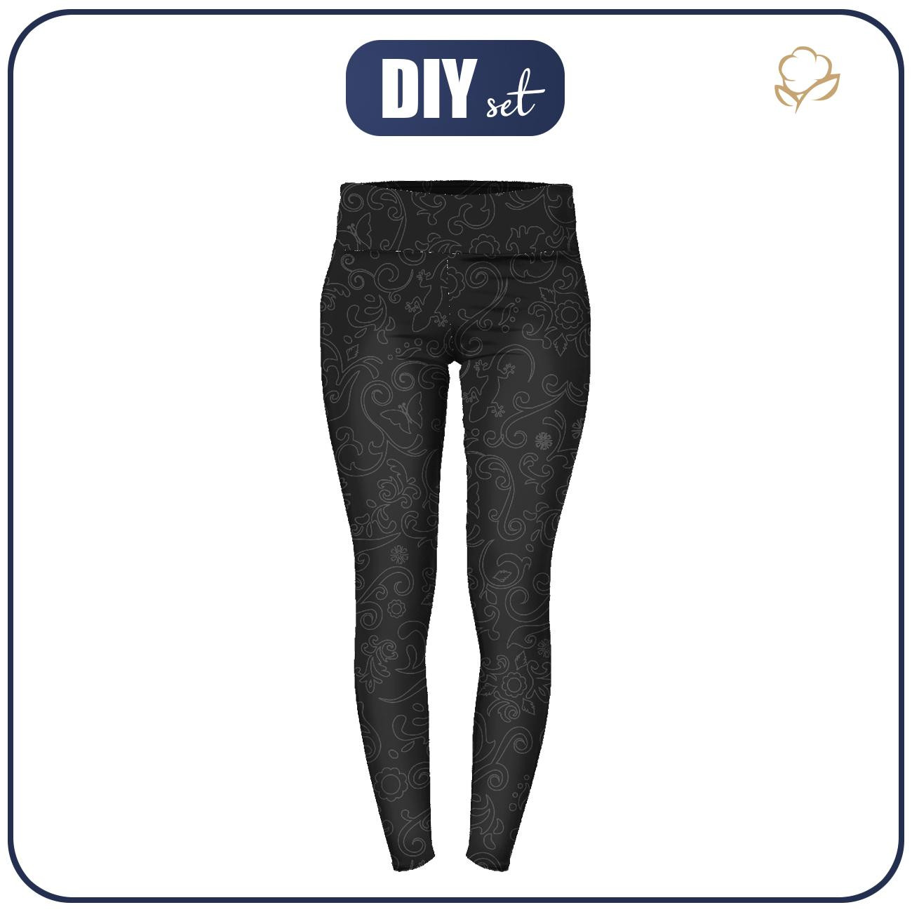 DAMEN THERMO LEGGINGS (GRETA) - ETNO / Kontur - Nähset