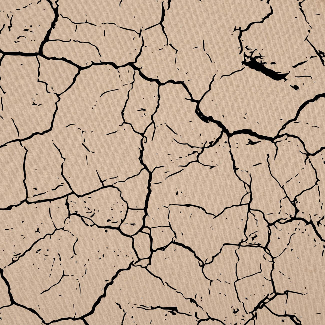 VERBRANNTE ERDE (schwarz) / beige