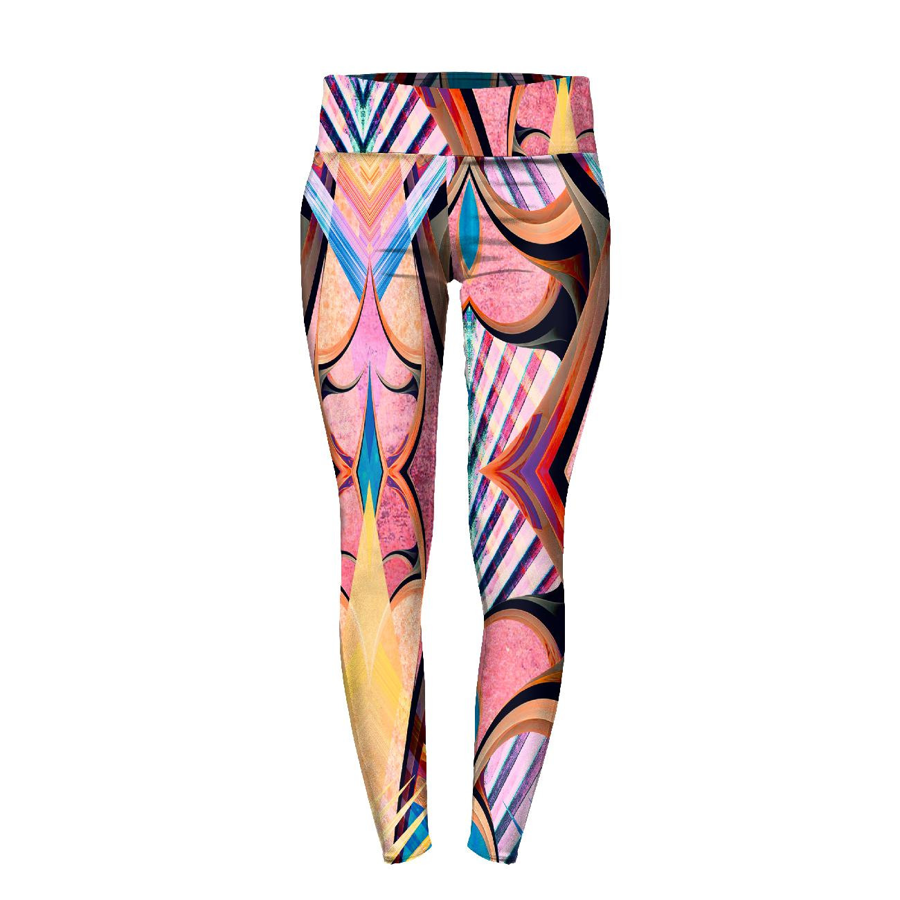 DAMEN THERMO LEGGINGS (GRETA) - BUNTE KUNST - Nähset