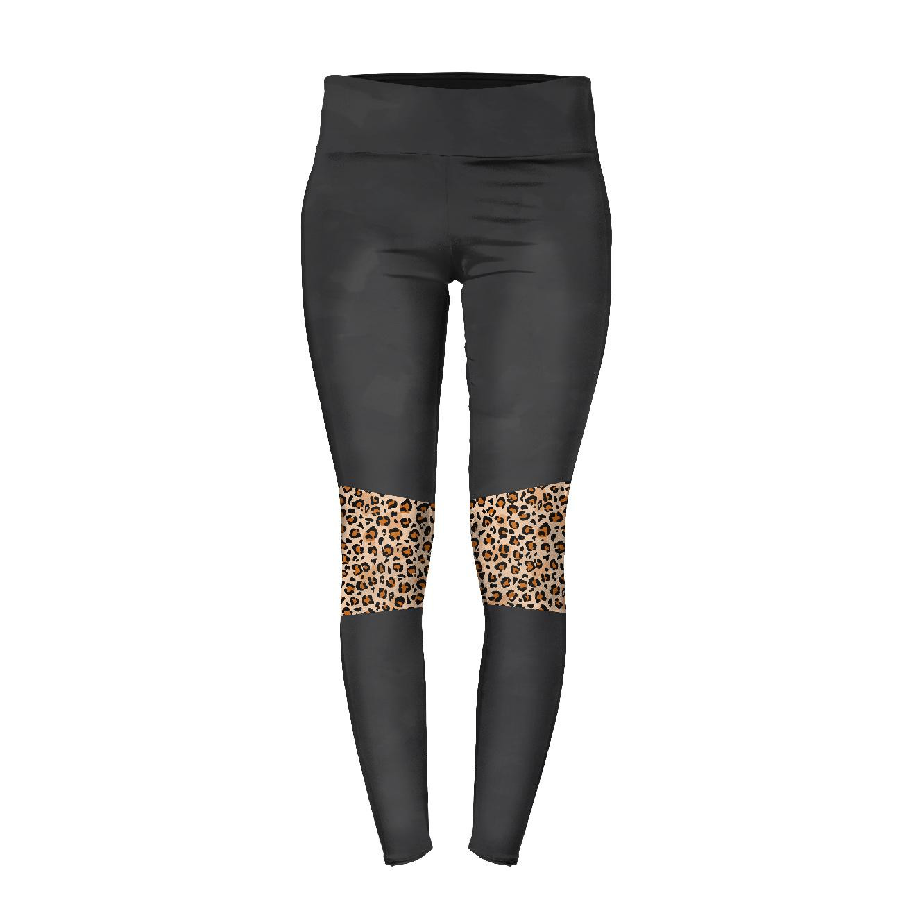 DAMEN THERMO LEGGINGS (GRETA) - LEOPARD / SPRENKEL - Nähset