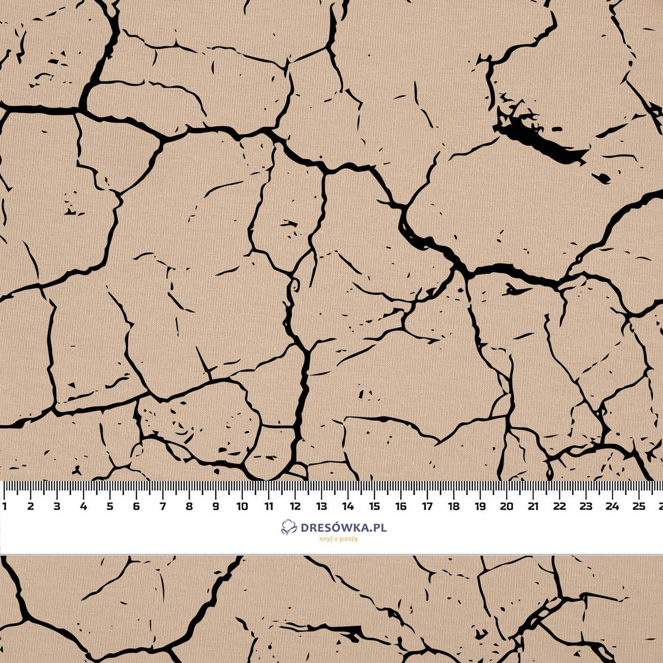 VERBRANNTE ERDE (schwarz) / beige
