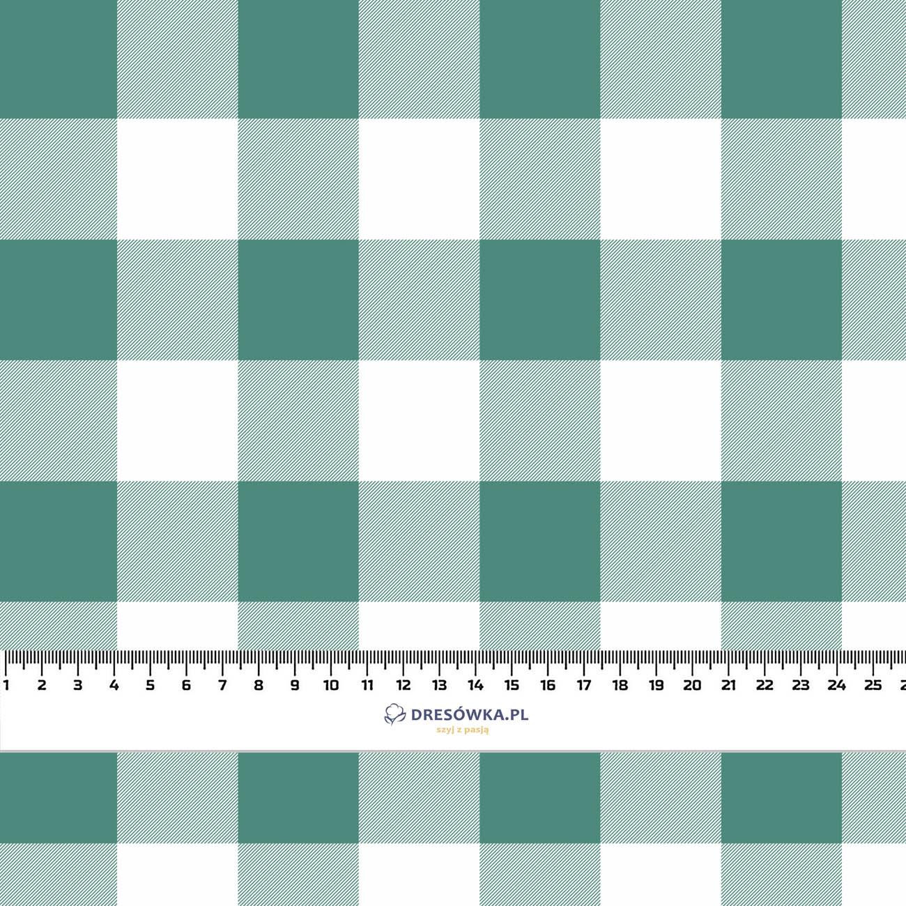 VICHY GITTER GRÜN  - Webware für Tischdecken