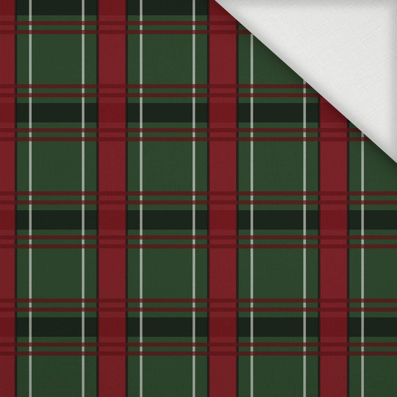 KARO MS. 5 / grün - Webware für Tischdecken