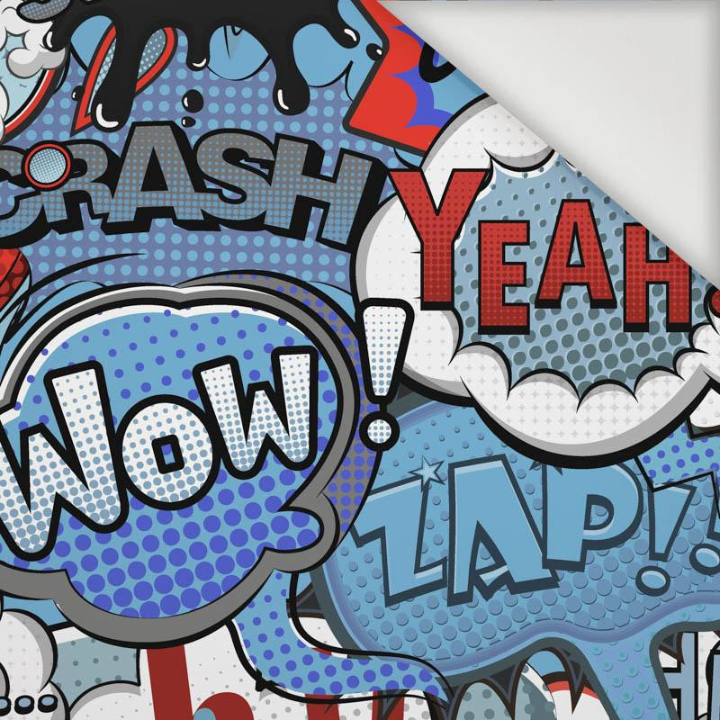 COMICS (blau - rot) - Nylonstoff PUMI