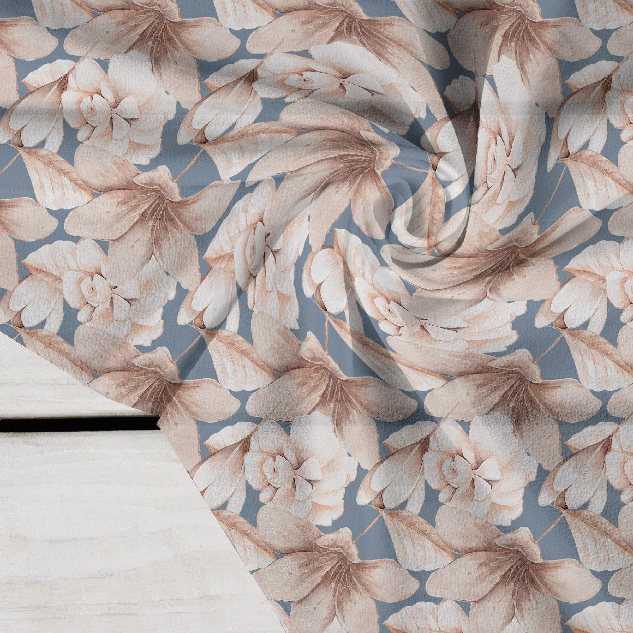 RETRO FLOWERS M. 2 - Krepp