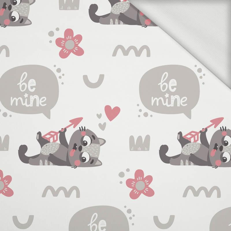 KATZEN UND PFEILE / be mine (KATZENWELT) / weiß - Sommersweat