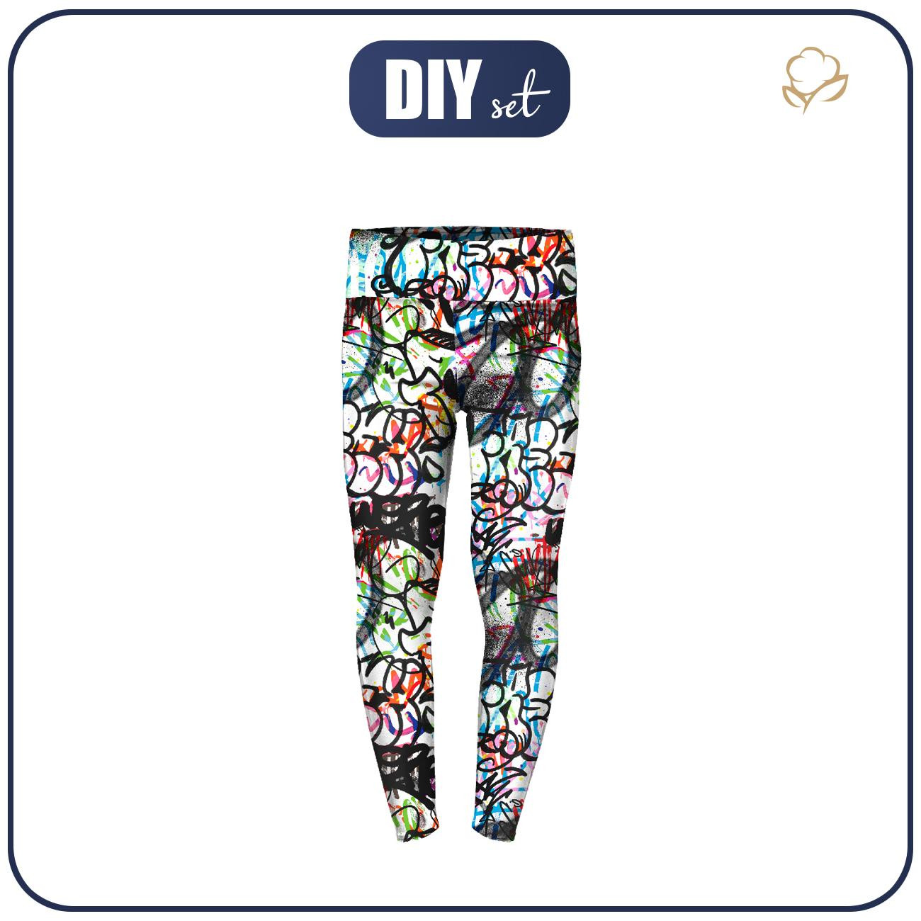 MÄDCHEN THERMO LEGGINGS (DORA) - STREET ART Ms. 4 - Nähset