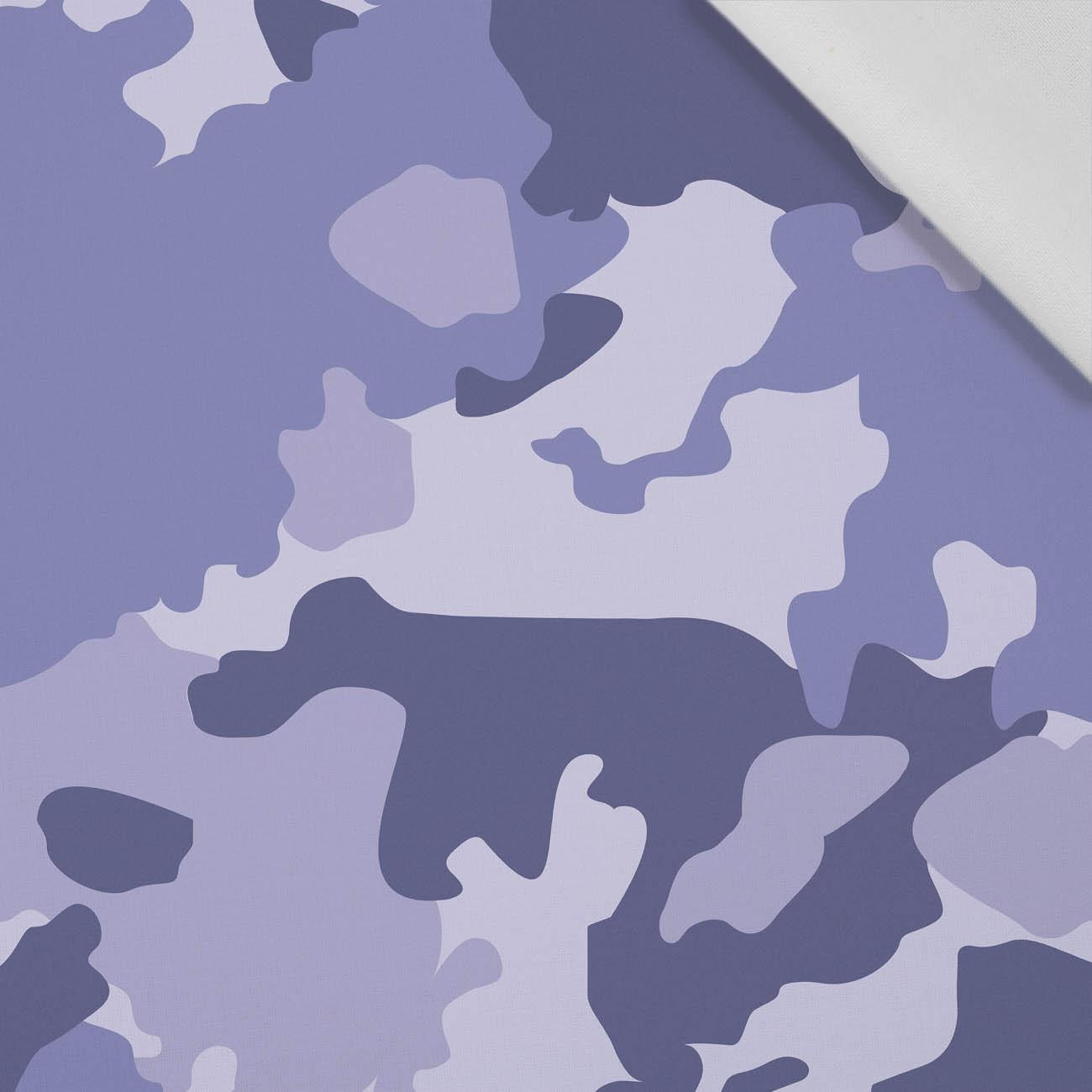 CAMOUFLAGE M. 3 / Very Peri - Baumwoll Webware