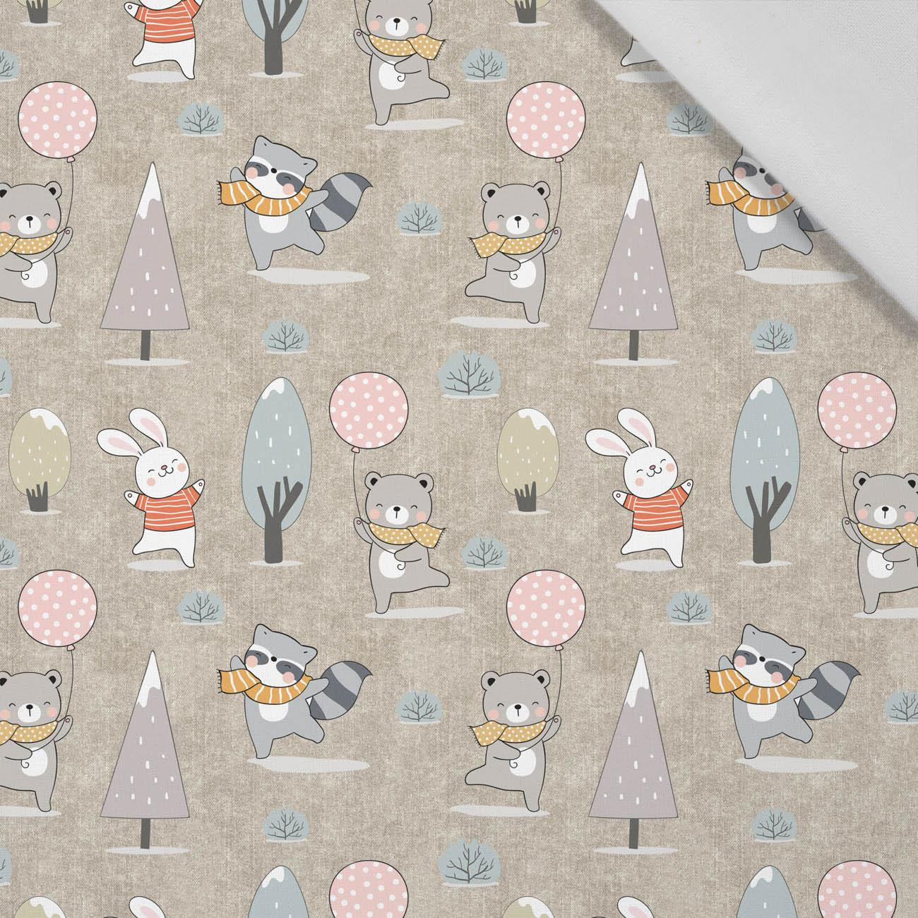 WINTERPARTY MS. 2 (WINTERSPIEL) / ACID WASH BEIGE - Baumwoll Webware