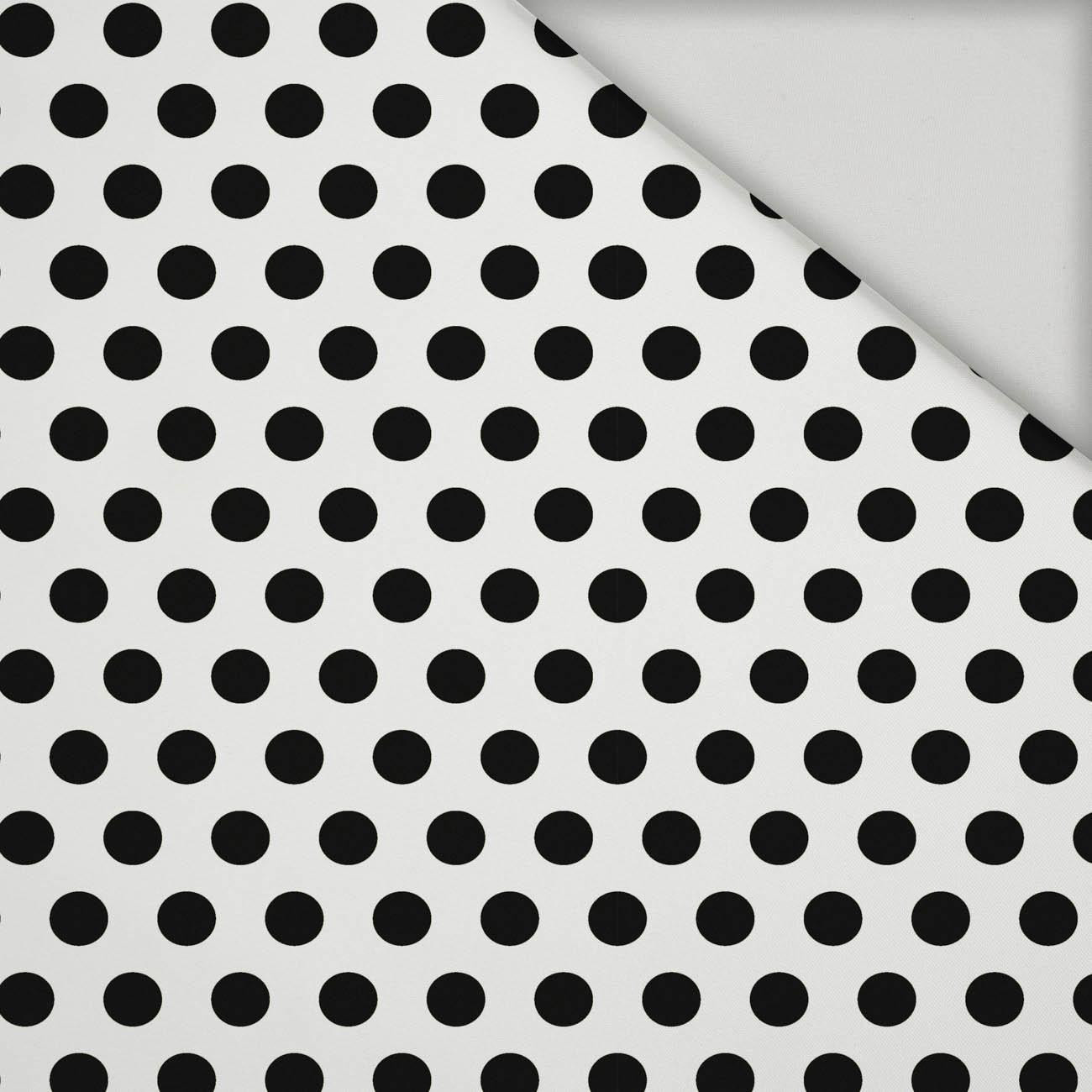 GROßE TUPFEN / weiß - schnelltrocknende Webware