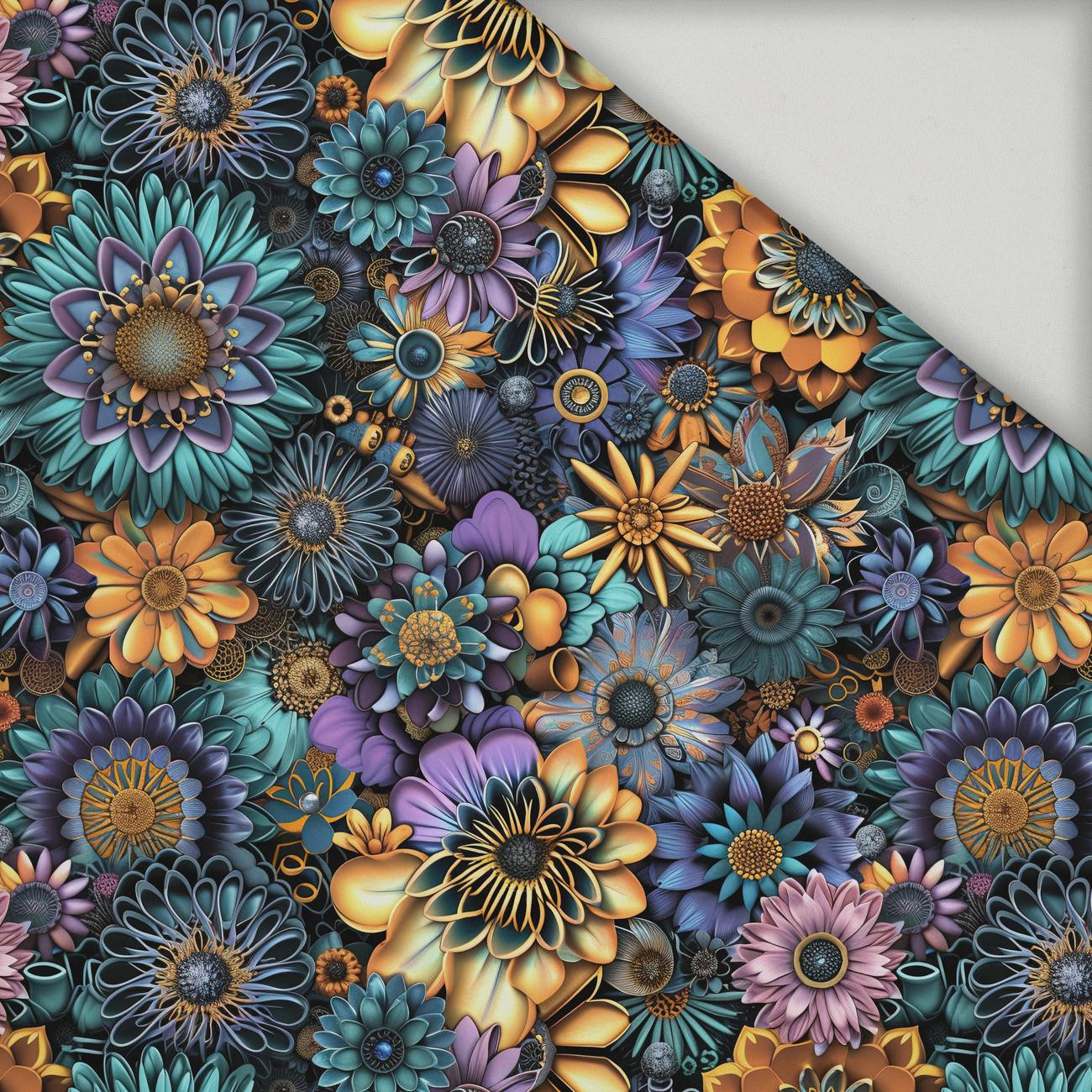 COLORFUL GERBERA - schnelltrocknende Webware