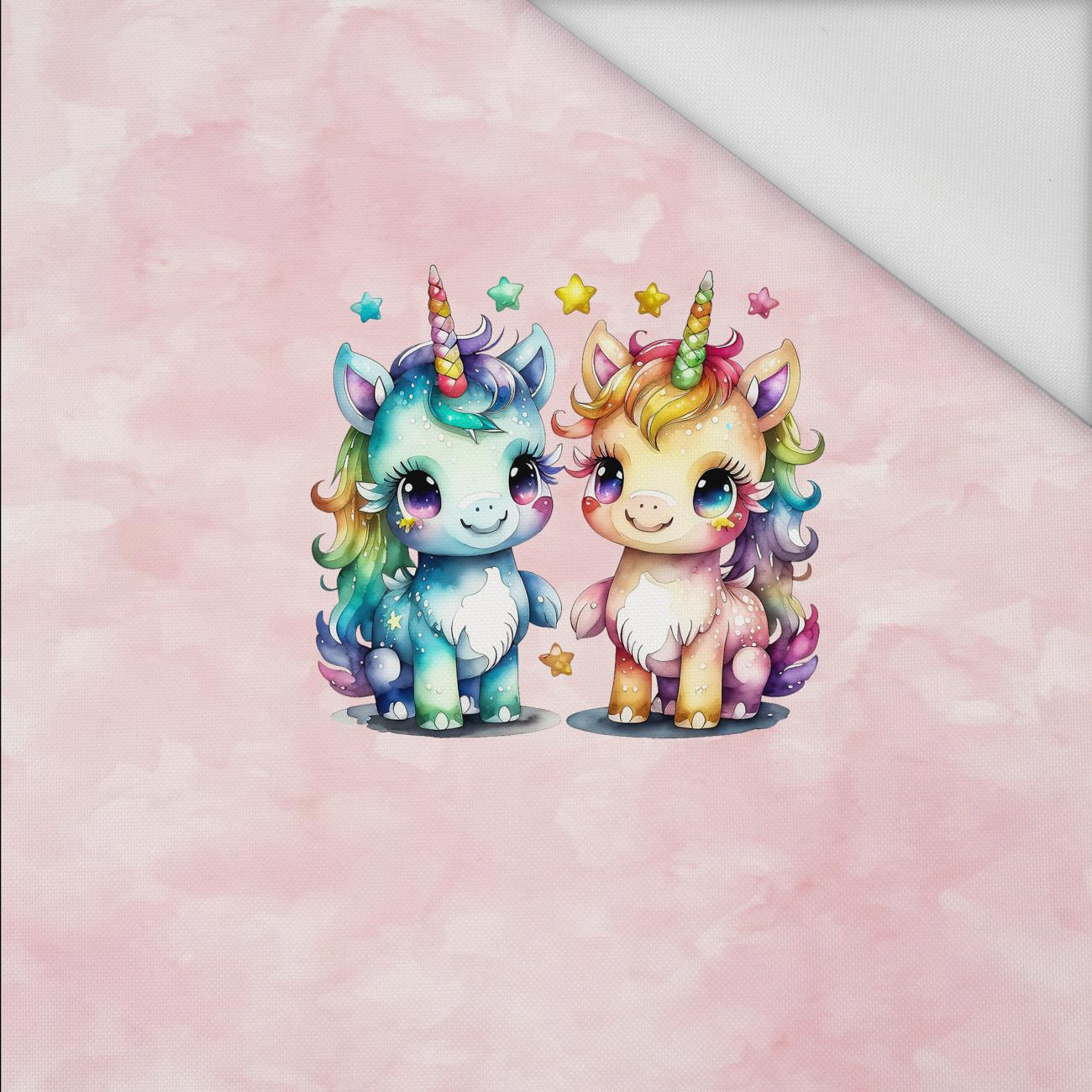 CUTE UNICORNS M. 2 - Paneel (60cm x 50cm) Wasserabweisende Webware