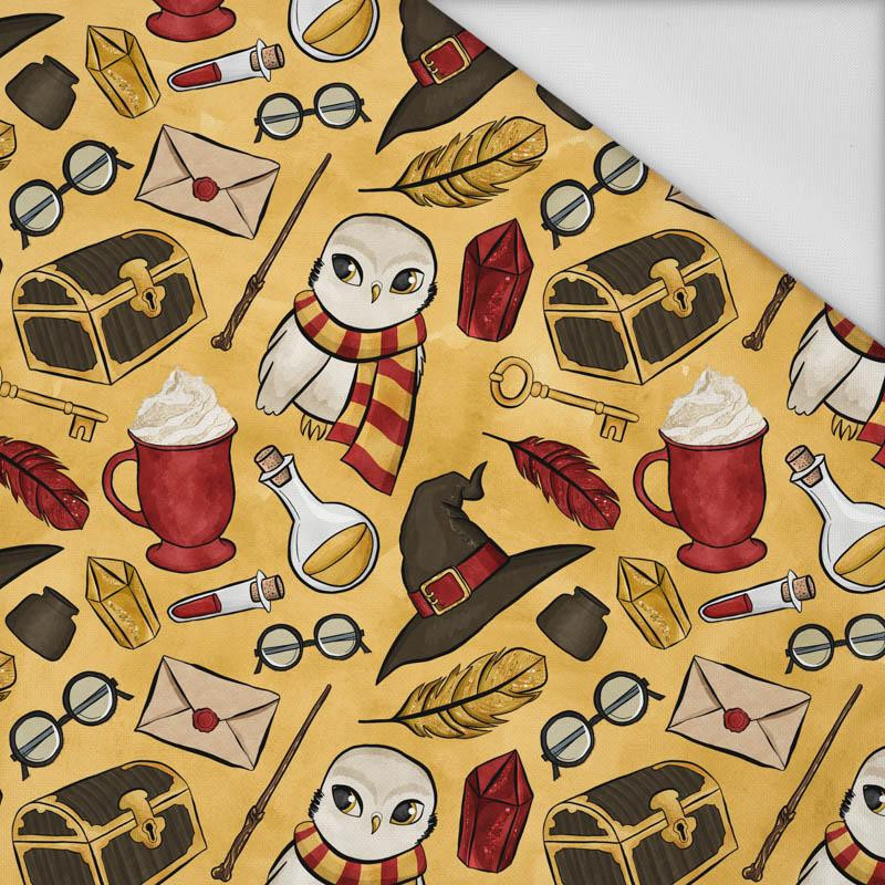 ZAUBER MIX M. 2 (ZAUBERSCHULE) / rot - Wasserabweisende Webware