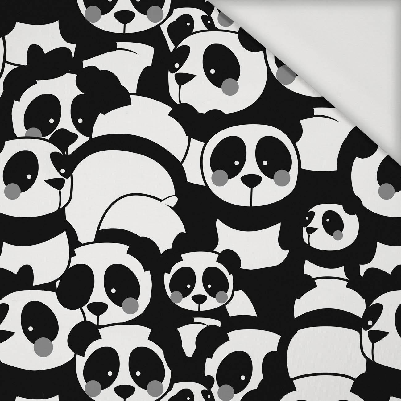 PANDAS / grau - Viskose Jersey