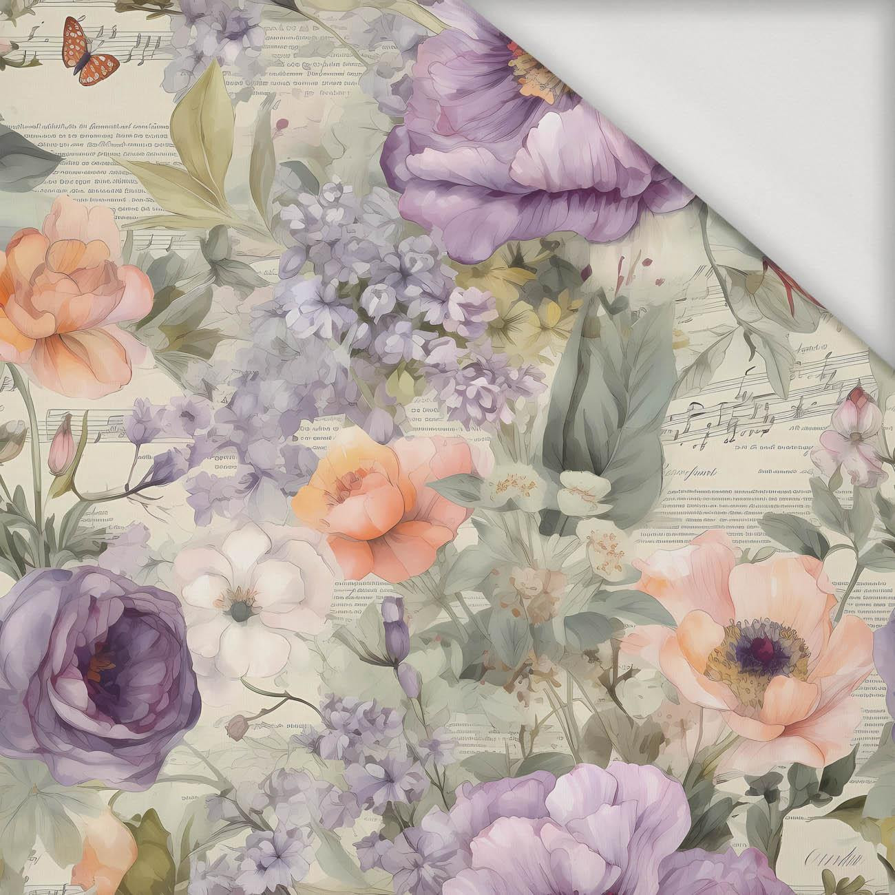 VINTAGE FLOWERS Ms. 15 - Viskose Jersey