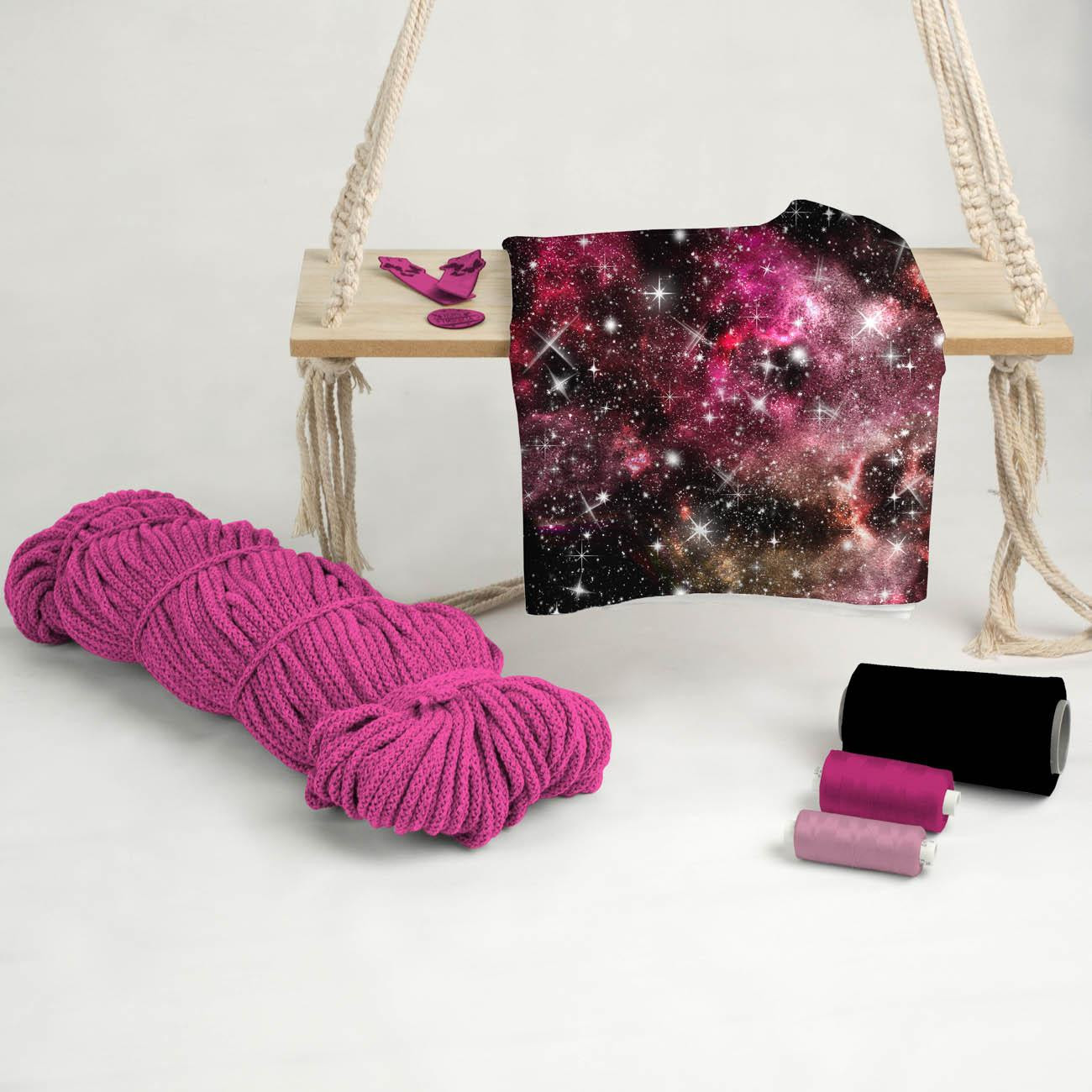 AQUARELL GALAXIE MS. 9- Polster- Velours