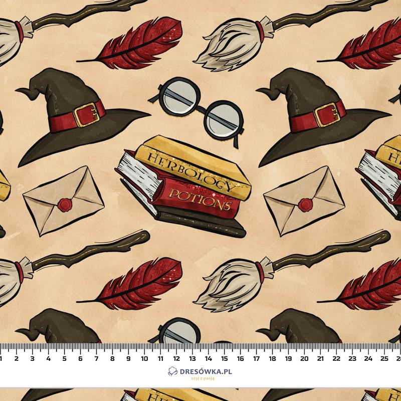 ZAUBER MIX M.1 (ZAUBERSCHULE) / beige - Baumwoll Webware