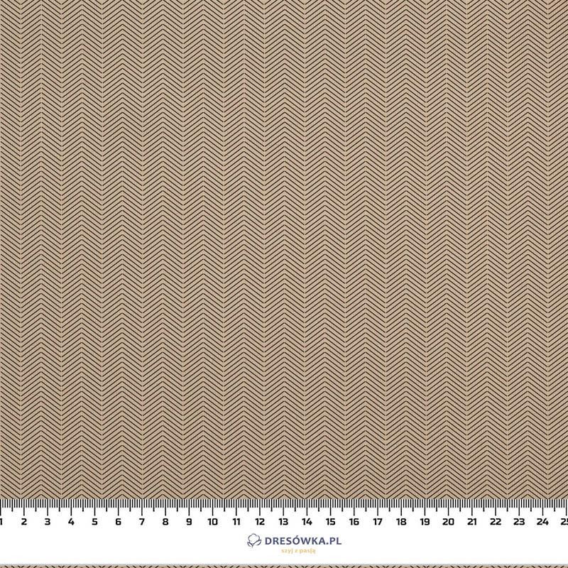 FISCHGRATMUSTER / NACHT RUF / beige