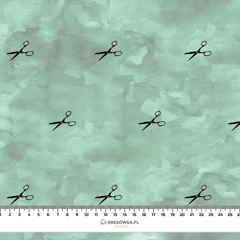 SCHEREN (minimal) / CAMOUFLAGE m. 2 (modern mint) - Baumwoll Webware
