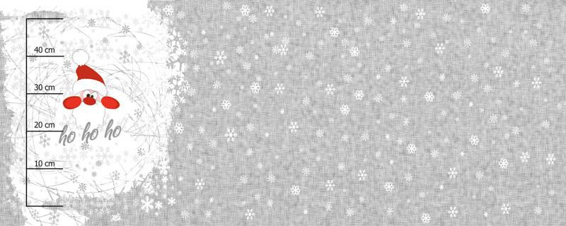 HO HO HO / weiß - panoramisches Paneel  Sommersweat 