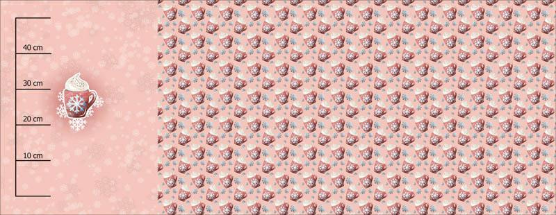 EINE TASSE HEIßE SCHOKOLADE (WEIHNACHTSZEIT) - panoramisches Paneel  Sommersweat 