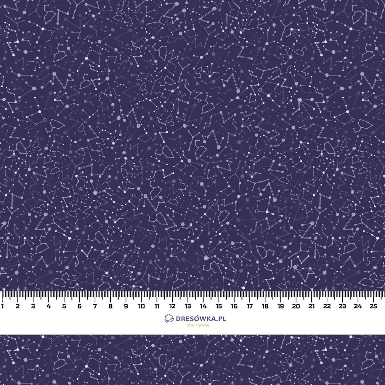 STERNENKONSTELLATION ( GALAXIE ) / dunkelblau - Sommerswea tmit Elastan
