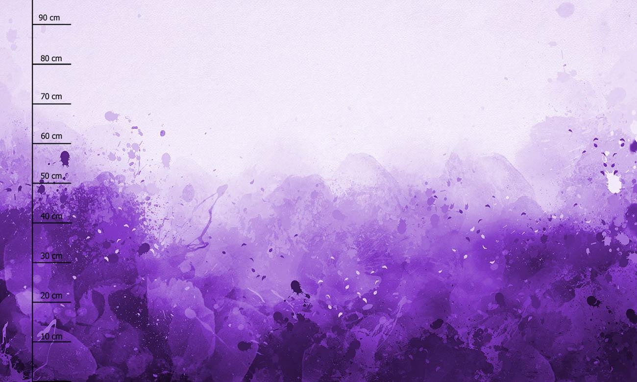 KLECKSE (violett) - panoramisches Paneel (95cm x 160cm)