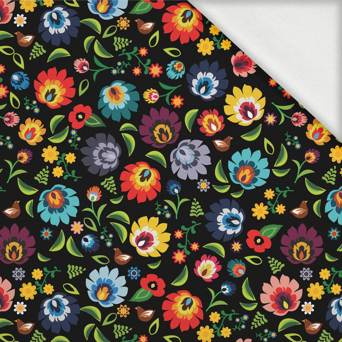 MINI LOWICZ FOLKLORE / schwarz - Sommerswea tmit Elastan