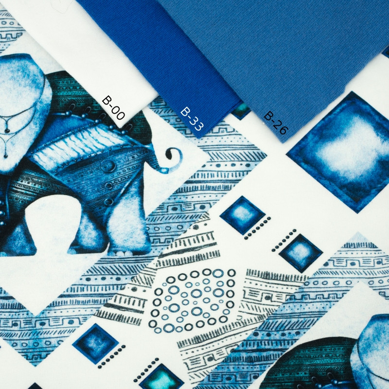 INDIE CHARME / blau - SP250 Sommersweat